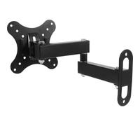 GATHINESS Space Saving Iron Wall Mount Tv Bracket for 14-24 Inch Computer and Tv Monitors with Wide Compatibility, Adjustable Retractable Design Suitable for Home and Study