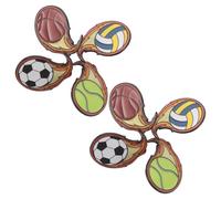 GATHINESS Sports Ball Lapel Pins Set Alloy Material 8pcs with Comfortable Fit and Multi-use Fastening Featuring Basketball Soccer Volleyball Tennis Designs for Party Favors and Group