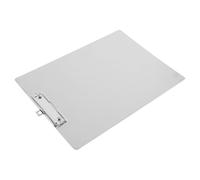GATHINESS Stainless Steel Document Holder Clipboard with Stable Low Profile Clip and Smooth Safe Edges, 12.6x9 Inch Metal Writing Board for Office and Coffee Shop Desk Use