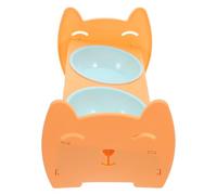 GATHINESS Stainless Steel Double Feeder Pet Bowl for Cats and Dogs with Nonslip Base and Multi-purpose Design, Outdoor Feeding and Watering Utensil