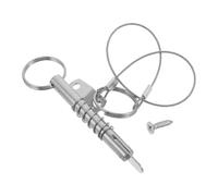 GATHINESS Stainless Steel Quick Release Boat Pin with Locking Retainer and Rope, Corrosion Resistant Bimini Top Pin for Marine Application, Suitable for Boat Deck Hinges and Canopy