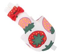 GATHINESS Strawberry Design Parrot Clothes Parrot Diaper Bird Flight Suit for Outdoor Walks Random Color