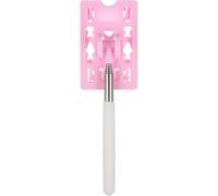 GATHINESS Telescoping Tool Holder Parking Aid with Adjustable Structure and Retractable Rod Design for Daily Parking Payment and Toll Swiping in Stainless Steel and Abs Pink