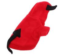 GATHINESS Three-dimensional Devil Costume Dog Coat Plush Pet Warm Costume Halloween Fashion Comfortable Easy to Put for Special Occasion Photo Taking