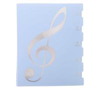 GATHINESS Two-Page Index Sheet Music Folder for Piano Scores with Expandable Tabs Macaron Blue Holds and Lightweight for Organising Musical Instruments Accessories