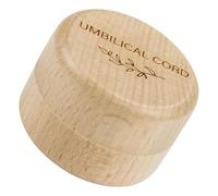 GATHINESS Umbilical Cord Keepsake Box Wooden Engraved Small Organizer with Secure Seal for Hair Teeth and Newborn Memory Storage