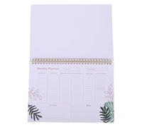 GATHINESS Undated Weekly Planner Notepad with Smooth Writing Paper for Efficient Time Management, Spiral Bound Planning Pad for School and Home Use, Small Weekly Desk Organizer