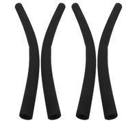 GATHINESS Universal Design Black Sponge 4pcs Handle Stroller Covers Hand and Sleek Set for Wide Protection, Stylish Accessory Pushchair Shopping Cart Applicability
