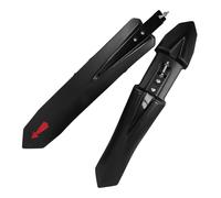 GATHINESS Universal Fit Bicycle Mudguard with Reflective Design, Metal Material, Stylish and Sleek Mountain and Road Bike Fender Compatible with 24-27.5 Inch Wheels for Enhanced Night Safety