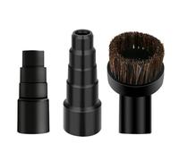 GATHINESS Vacuum Hose Adapter Set 3pcs for Vacuum Cleaner Brush and Nozzle, Black Plastic 4-Layer and 5-Layer Converter Attachments, Easy to Use Replacement for Broken Hose Connectors