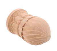 GATHINESS Victorian Style Pineapple Wooden Post Finials for Staircase Balusters and Porch Posts, Solid Wood Decorative Newel Caps and Pointed Shape, Elegant Home Accent