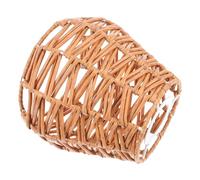GATHINESS Vintage Rattan Basket Lampshade Soft Lighting and Versatile Use, Plastic and Iron Materials, for Kitchen Island Or Guesthouses in Farmhouse and Japanese Style