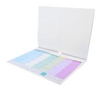 GATHINESS Wall Calendar with Spiral Binding and Top Hole 18-months 2026-2027 Large Monthly Planner English Layout for Bilingual Environments and International Meetings for Home Office