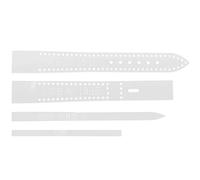 GATHINESS Watchband Template Simple Design 4 Pcs Acrylic for Leather Craft and Watchband Making, Convenient and Practical Watch Strap Stencil for Crafting Projects