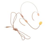 GATHINESS Wired Teaching Headset Microphone Over-ear Voice Amplifier Mic with Skin Tone Ear Hook for Presentations Public Speaking and Tour Guide Use