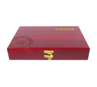 GATHINESS Wooden Display Collection Case Portable Coin Holder Compact Easy to Store Fiberboard Lacquer Finish for Coin Collecting