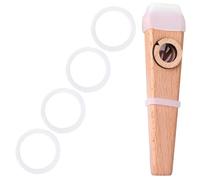 GATHINESS Wooden Kazoo Musical Instrument Set Easy to Learn Beginner Kazoo with Strong Resonance for Guitar and Keyboard Accompaniment Suitable for Young and Old People in Household Music