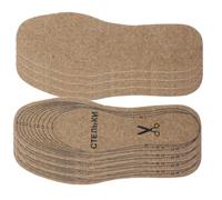 GATHINESS Wool Felt Insoles 4 Pairs Thickened Cut-to-Fit Shock-Absorbing Inserts for Cold Weather Women’S Shoes Cushioned Sweat-Resistant Footbeds