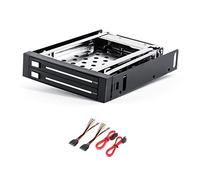 Gathukila 2.5 Inch SSD HDD Enclosure Tray 2-Bay Disk Drive SATA Floppy Drive Enclosure Enclosure Extraction Box