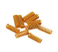 Gathukila 3D Printer Heat Bed Leveling Spring 8X20mm Compression Yellow for 2 3 Pro -10S PRO Hotbed (10 Pcs)