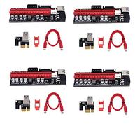 Gathukila 5Pack Riser Premium New Ver 009S PlusGold Edition LED GPU Card Extender Mining Equipment Card Adapter 1X to 16X Riser