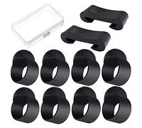 Gathukila 8Pcs Steel Tongue Drum Finger Sleeves,Silicone Knocking Finger Picks Cover for Tongue Drum,Drumstick Holders Finger Tool