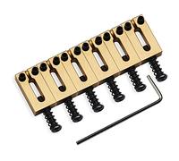 Gathukila Brass Saddle 6Pcs/Lot Pure Brass Flat Top Guitar Bridge Saddles for or,10.5mm
