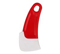 Gathukila Household Cleaning Spatula Grease Heat- Cleaning Flexible Thickened Scraper Pan Scraper Tool Red