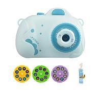Gathukila Slide Camera Projection Toy Kids Projection Light Toy with Music Function Night Light Toy Gift Blue