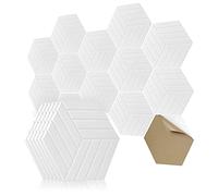 Gathukila Sound Proof Panels Hexagon Self-Adhesive Density Sound Proof Panels 12 Pcs Acoustic Panel, Sound Dampening Panel for Studio Office Home 2