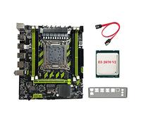 Gathukila X79G Motherboard+E5 2670 V2 CPU+SATA Cable+Baffle LGA2011 4XDDR3 RECC Slot M.2 NVME PCI-E X16 USB2.0 SATA3.0 Motherboard