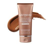 GATINEAU Golden Glow Blurring Body Bronze + Mitt Bundle - 150ml, Instant Sun-Kissed Tan, Skin Perfecting Duo, Streak-Free, Transfer Resistant, Vitamin E, Hyaluronic Acid & Tri-Oil Complex, Medium/Dark