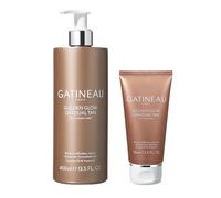 GATINEAU Golden Glow Gradual Tan - 400ml + 75ml, Self Tan Lotion + 2 in 1 Body Moisturiser, Easy Application, Coconut Oil & Vitamin E, Buildable Natural Tan, Dermatologist Tested & Cruelty Free