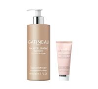 GATINEAU Tan Accelerating Lotion 400ml + Collagene Expert Ceramide Face Cream 15ml