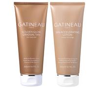 Gatineau Tan Accelerating Lotion and Golden Glow Gradual Tan Giftset (Worth £73)