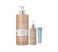 GATINEAU Tan Accelerating Lotion, Lumipep Face Serum & Hydra Aura Water Cream - Hydrating Trio for Face & Body, Preps, Enhances & Prolongs Natural Tan While Smoothing & Plumping Skin