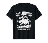 Gatlinburg Tennessee Bear Smoky Mountains Family Trip 2025 T-Shirt