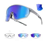 gatmove Photochromic Cycling Glasses UV400 for MTB/Cycling(Blue-purple)