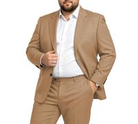 GATMSTZ Men's 3 Piece Suit, Plus Size, Strong Fit, Regular Fit, Jacket, Trousers, Complete Set for Wedding, Prom, Formal Occasion