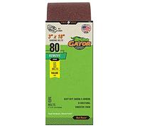 Gator 3" x 18" Red Resin Aluminum Oxide Sanding Belts, 80 Grit, 5 Pack