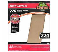 Gator 4205 9" x 11" Multi-Surface Sanding Sheets, 220 Grit