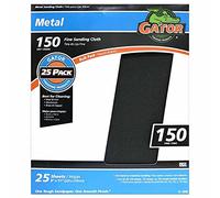Gator 4245 9" x 11" Emery Cloth Sanding Sheets, 150 Grit