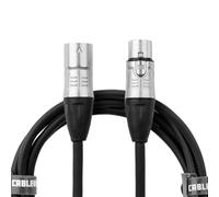Gator Cables GCWB-XLR-50 50ft XLR Microphone Cable - Low-Noise Balanced Audio Cord for Stage, Studio & Live Sound Applications
