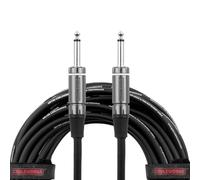 Gator Cables GCWC-INS-20 20ft Straight-to-Straight Instrument Cable - Low-Capacitance OFC Copper for Guitar, Bass and Studio Use