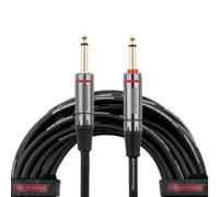 Gator Cableworks Cases Headliner Series Premium 10 Ft Straight to Straight Guitar Instrument Cable with Quiet Switch Technology (GCWH-INS-10QT)