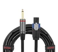 Gator Cableworks GCWH-SPK-10-1TL 10ft TS to Twist-Lock Speaker Cable, 12 AWG OFC, Low Capacitance for PA Systems & Live Sound