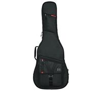 Gator Cases Acoustic Guitar Gig Bag with Back Pack Straps, Weather Resistant Exterior, and Rubberized Bottom, Charcoal Black Exterior (GPX-Acoustic)