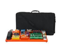 Gator Cases Aluminum Pedal Board with Carry Bag; Extra Large: 32" x 17" | Orange (GPB-XBAK-1)