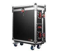 Gator Cases ATA-Style Flight Case for Behringer X32 Compact Mixer with Wheels - Doghouse Included, (GTOUR-X32CMPCT)
