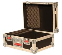 Gator Cases G-TOUR Road Case with Foam Drops for (15) Wired Microphones & Accessory Storage (G-TOUR M15)